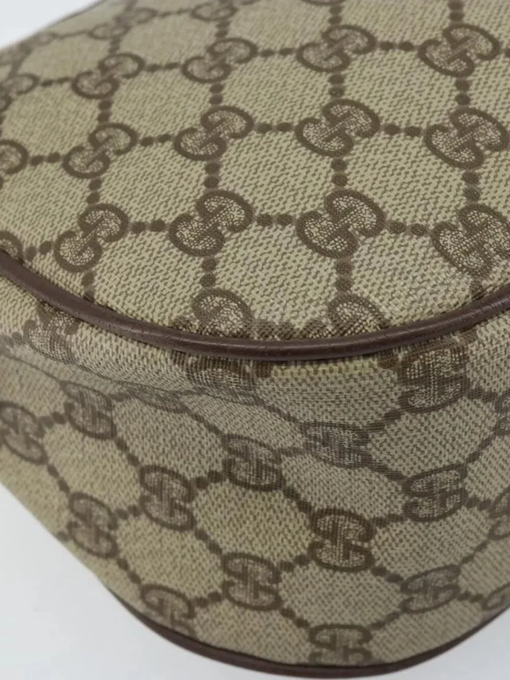 GUCCI GG Supreme Web Sherry Line Bag PVC Beige 001 123 6177 002 Auth ep13516 - Picture 5 of 16